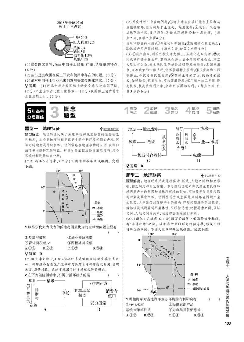 《1_专题十一人类与地理环境的协调发展（PDF版）_2023版教学资源包_2023版新高考新教材版选考总复习地理5·3B版_11_专题十一人类与地理环境的协调发展_1_专题电子书》第5页预览