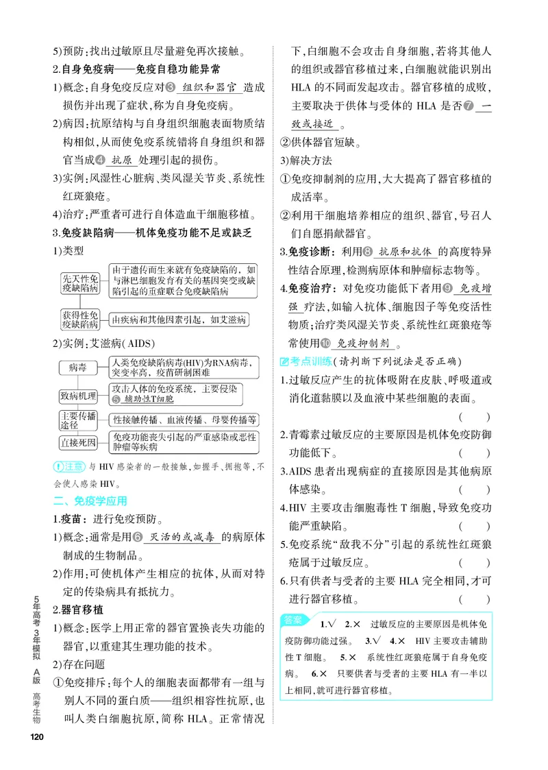 《2_19-专题十九　免疫调节（教参电子书—知识讲解）_2024版教学资源包_2024版.新高考版生物.5·3A版_19_专题十九免疫调节_4_PDF教参电子书》第4页预览