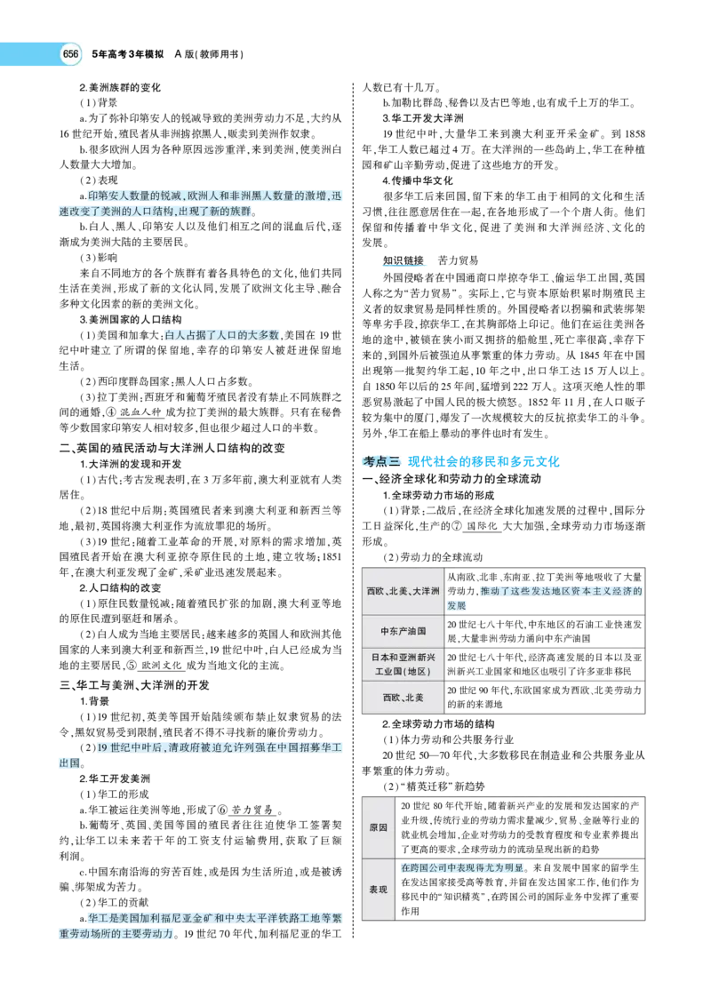 《1_专题考点精析_2023版教学资源包_2023版新高考版选考总复习历史5·3A版_19_第十九单元人口迁徙、文化交融与认同商路、贸易与文化交流_7_专题考点精析》第3页预览