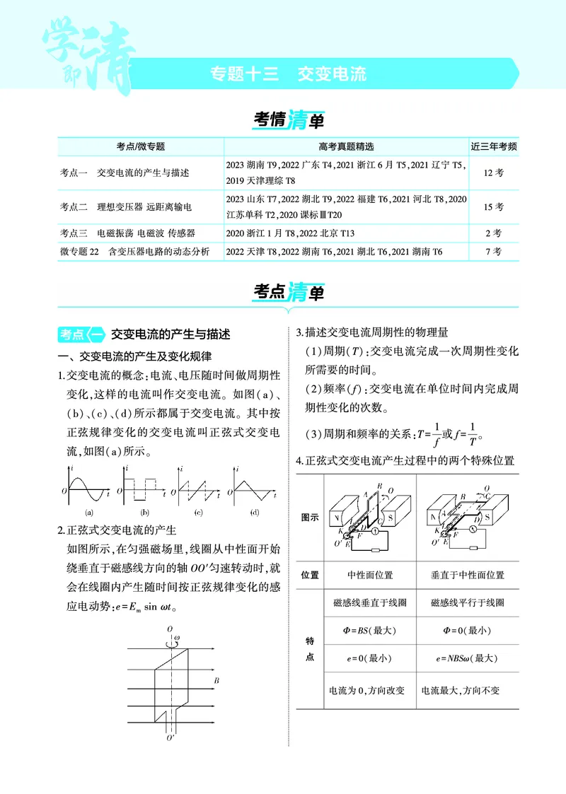 《1_4.22025版5·3A版新高考版专题十三教师用书pdf_2025版教学资源包_（总复习系列）2025版《5年高考3年模拟》新高考版A版（⭐全科）_2025版.新高考版.选考总复习.物理.5·3A版_4_PDF教参电子书》第1页预览