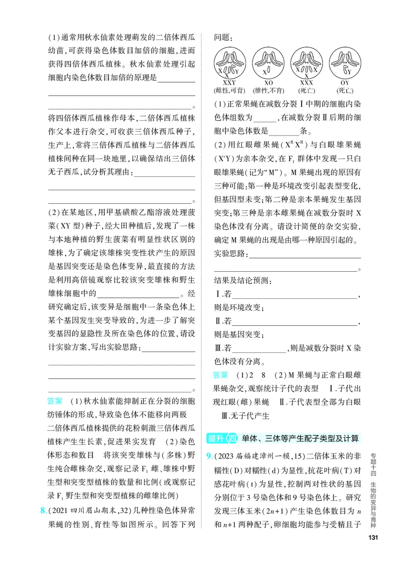 《2_14-专题十四　生物的变异与育种（教参电子书—分层集训）_2024版教学资源包_2024版.新高考版生物.5·3A版_14_专题十四生物的变异与育种_4_PDF教参电子书》第7页预览