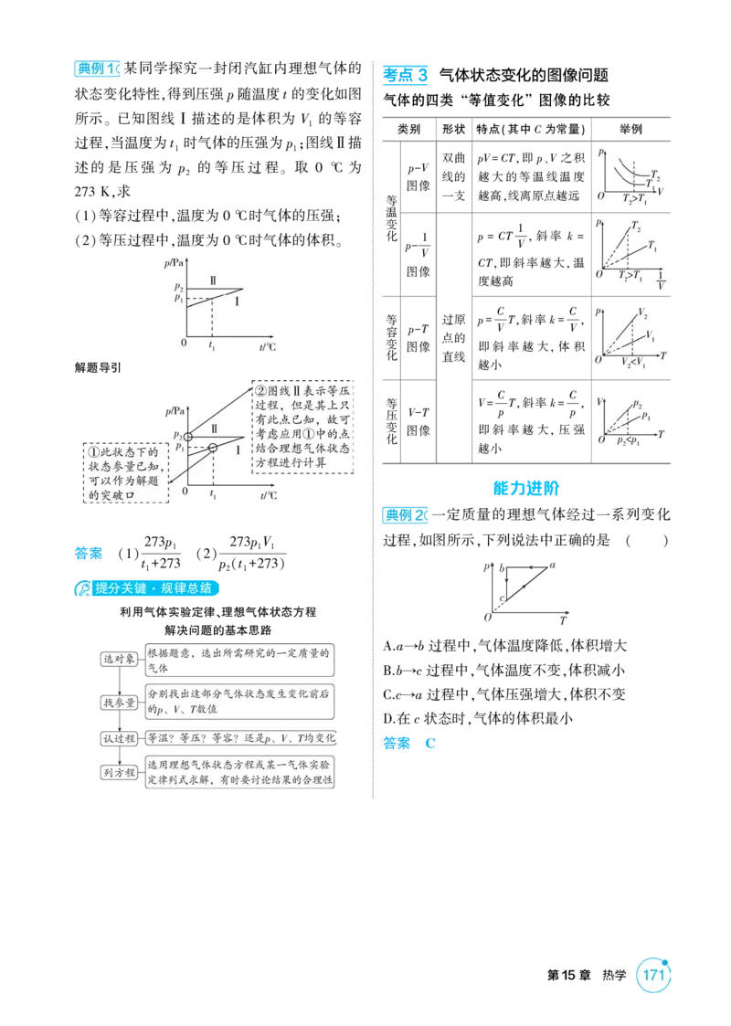 《1_26版53A浙江物理精讲册教师专题十五（无解析）_2026版教学资源包_202653高考总复习A版_浙江版_2026版.浙江版.选考总复习.物理.5·3A版_二、教师用书PDF_第15章热学_2_精讲册PDF》第5页预览