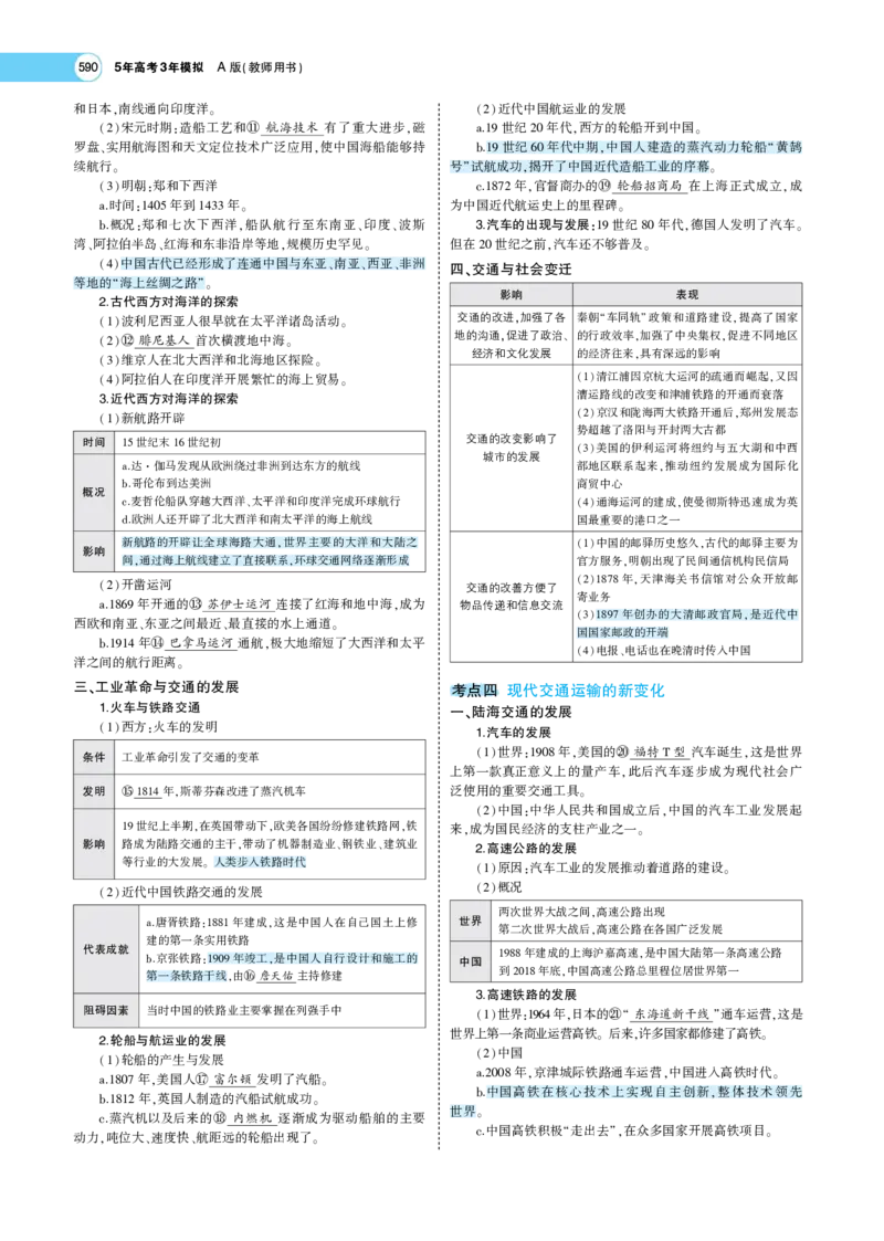 《1_专题考点精析_2023版教学资源包_2023版新高考版选考总复习历史5·3A版_17_第十七单元村落、城镇与居住环境交通与社会变迁医疗与公共卫生_7_专题考点精析》第4页预览