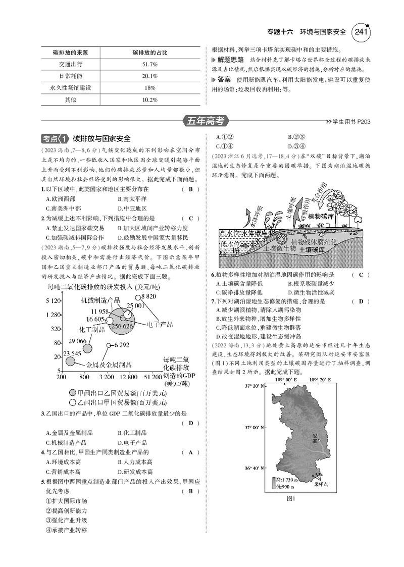 《1_7.2025版5·3B版新高考版教师用书PDF_2025版教学资源包_（总复习系列）2025版《5年高考3年模拟》新高考版B版（⭐全科）_2025版.新高考新教材版.选考总复习.地理.5·3B版_1_教师用书PDF_606》第4页预览