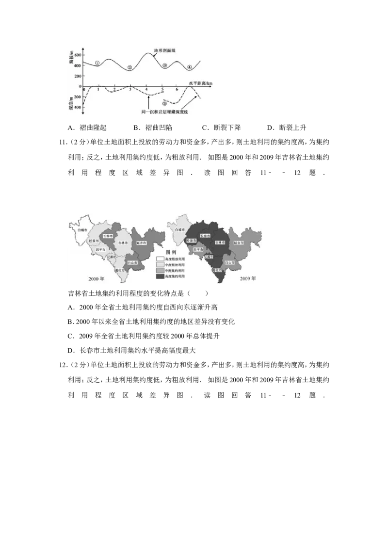 《2012年江苏省高考地理试卷(1)_地理_2027年高考地理专项复习_2008年-2026年地理高考真题-G427_2008-2020年高考_地方卷_江苏高考地理08-21_A4word版》第5页预览