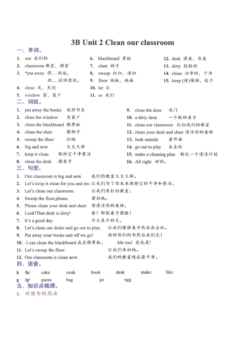 《三年级（下）译林版1-8单元知识总结_3年级下册同步教辅_3下-英语_英语译林版资料》第2页预览