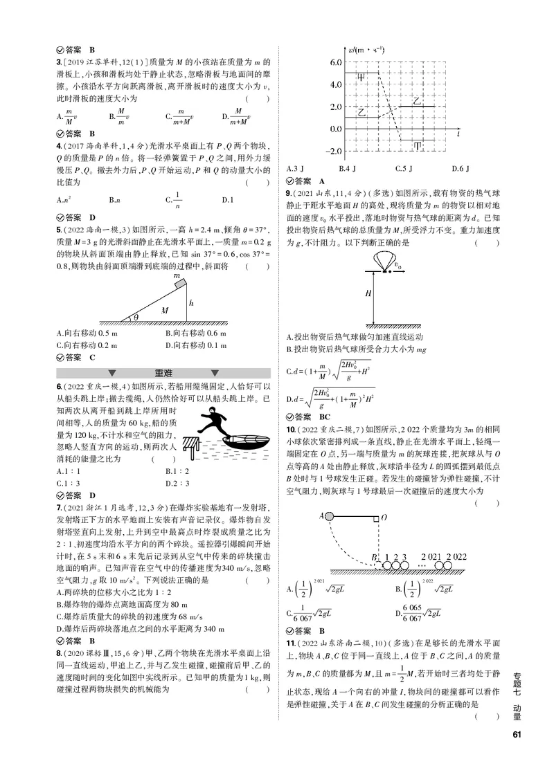《1_专题七动量_2023版教学资源包_2023版新高考新教材版选考总复习物理5·3B版_7_专题七　动量_3_专题电子书》第3页预览