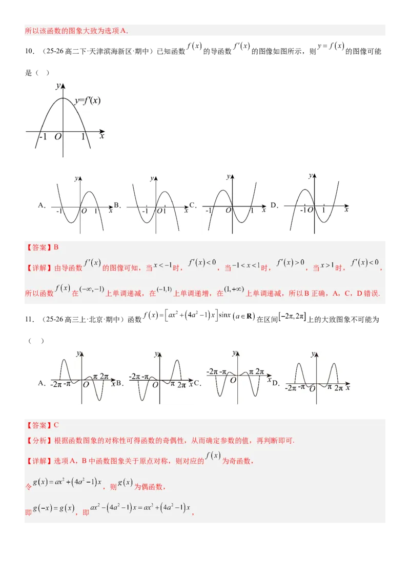 《2.10函数的图像（全国通用）（教师版）_高考一二三轮复习_数学_2027年高考数学一轮更新中_112027届高考数学一轮复习测试讲义（全国通用）》第9页预览