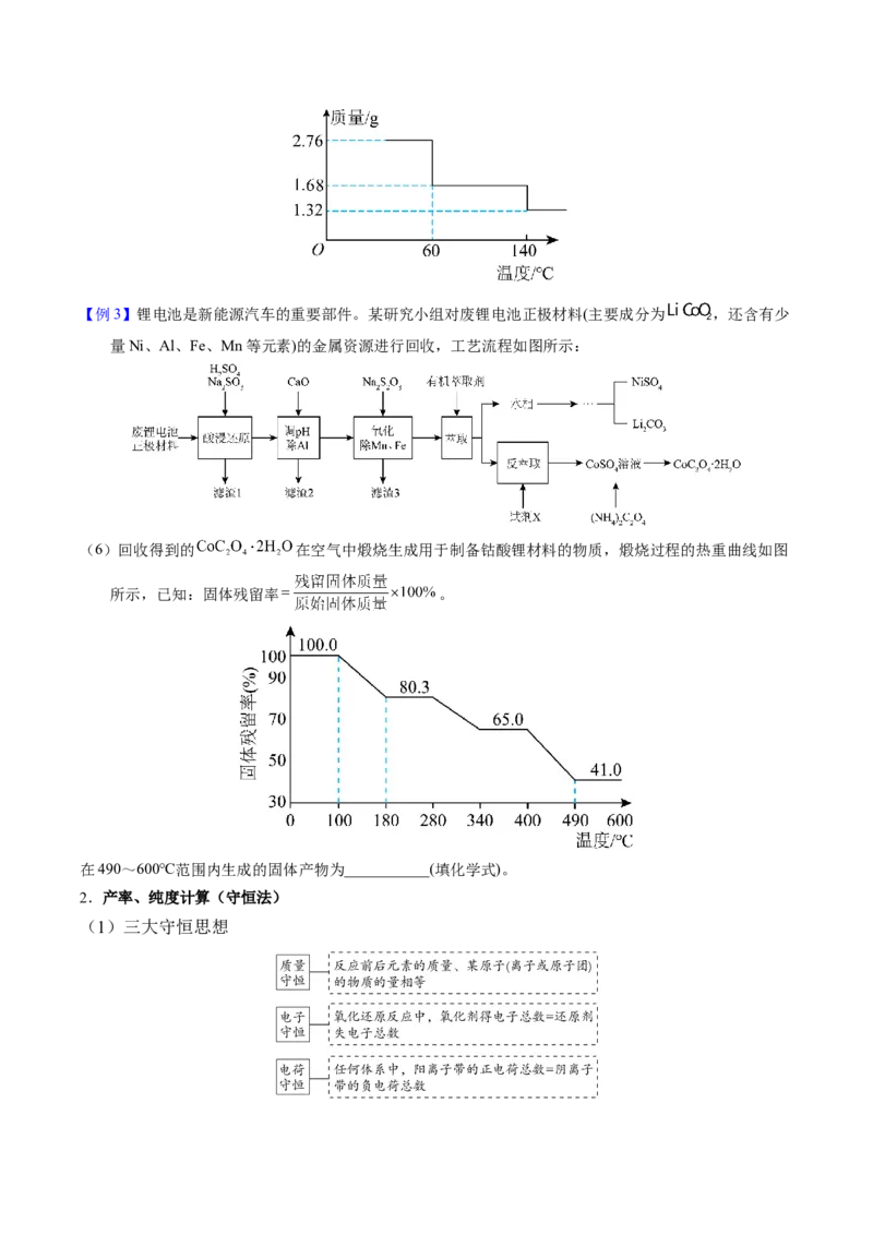 《2-8纯度、产率等计算问题（学生版）_高考一二三轮复习_化学_2026年-化学高考专项复习_22026年高考化学培优微突破讲义（全国通用）》第3页预览