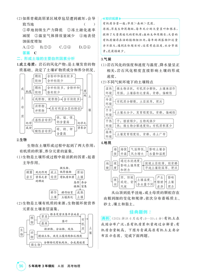 《1_第六章　自然环境的整体性与差异性_2026版教学资源包_202653高考总复习A版_湖南版_2026版.湖南版.选考总复习.地理.5·3A版_第六章自然环境的整体性与差异性_2_精讲册PDF》第4页预览