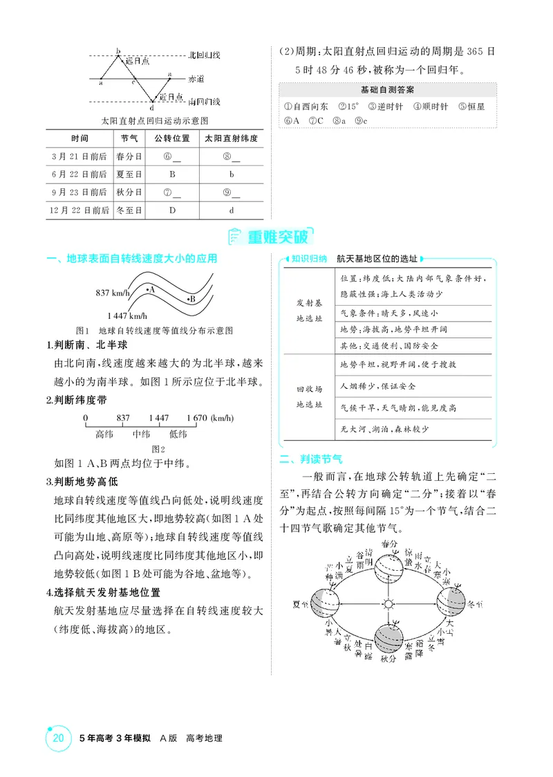 《1_第二章行星地球_2026版教学资源包_202653高考总复习A版_江苏版_2026版.江苏版.选考总复习.地理.5·3A版_图书电子资源_第二章行星地球_2_精讲册PDF》第7页预览