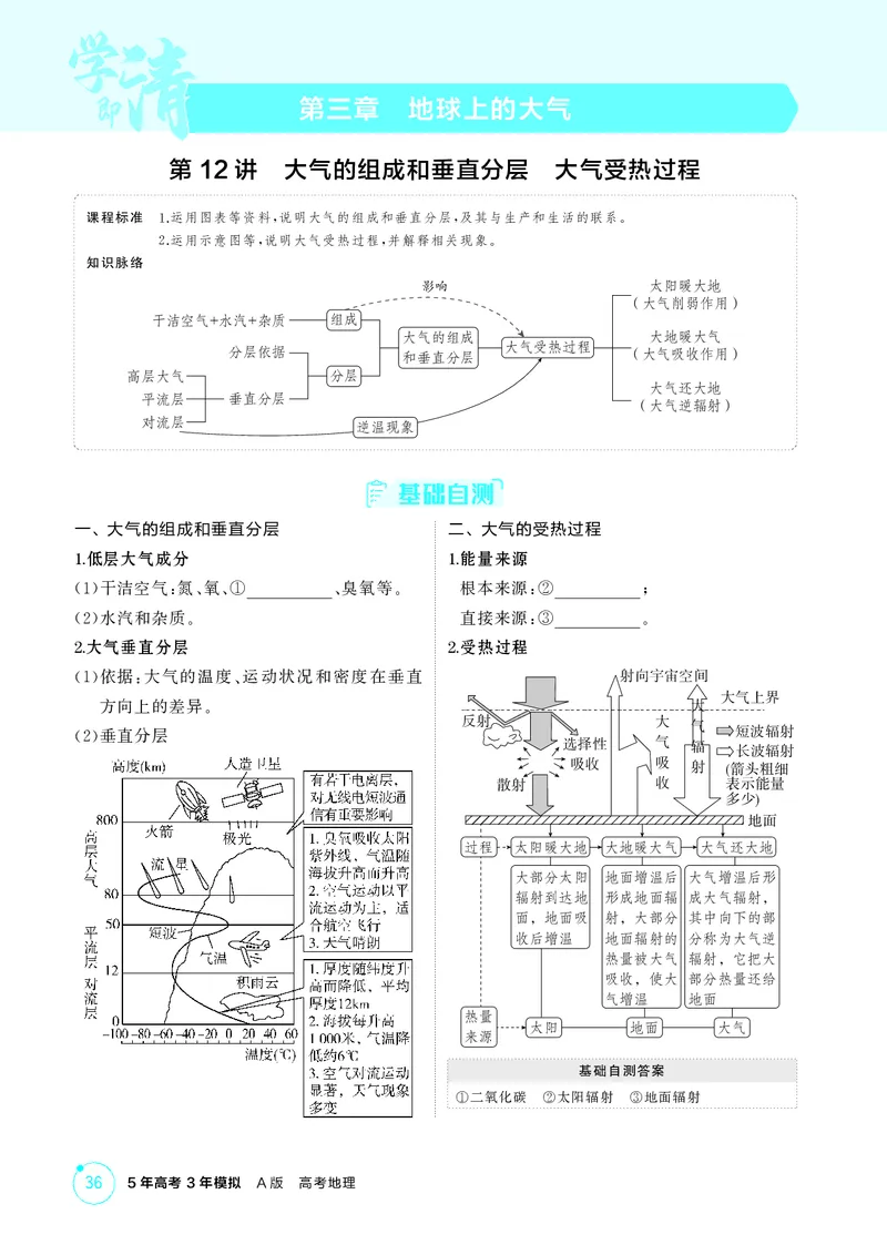 《1_第三章　地球上的大气_2026版教学资源包_202653高考总复习A版_湖南版_2026版.湖南版.选考总复习.地理.5·3A版_第三章地球上的大气_2_精讲册PDF》第1页预览