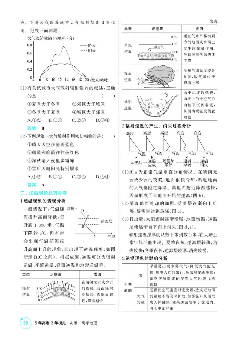 《1_第三章　地球上的大气_2026版教学资源包_202653高考总复习A版_湖南版_2026版.湖南版.选考总复习.地理.5·3A版_第三章地球上的大气_2_精讲册PDF》第3页预览