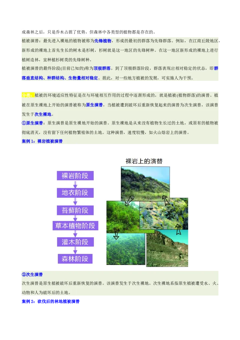 《专题17植被演替与地理环境（重难专练）（全国通用）（教师版）_地理_2026年-地理高考专项复习_2026年高考地理重难点讲义专练（新高考通用）-G102_2026版》第8页预览