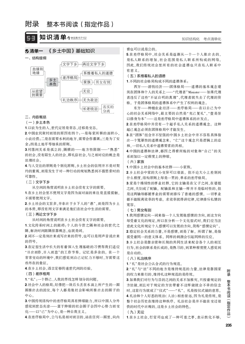 《1_附录整本书阅读（PDF版）_2023版教学资源包_2023版新高考新教材版高考总复习语文5·3B版_8_附录整本书阅读_2_专题电子书》第1页预览