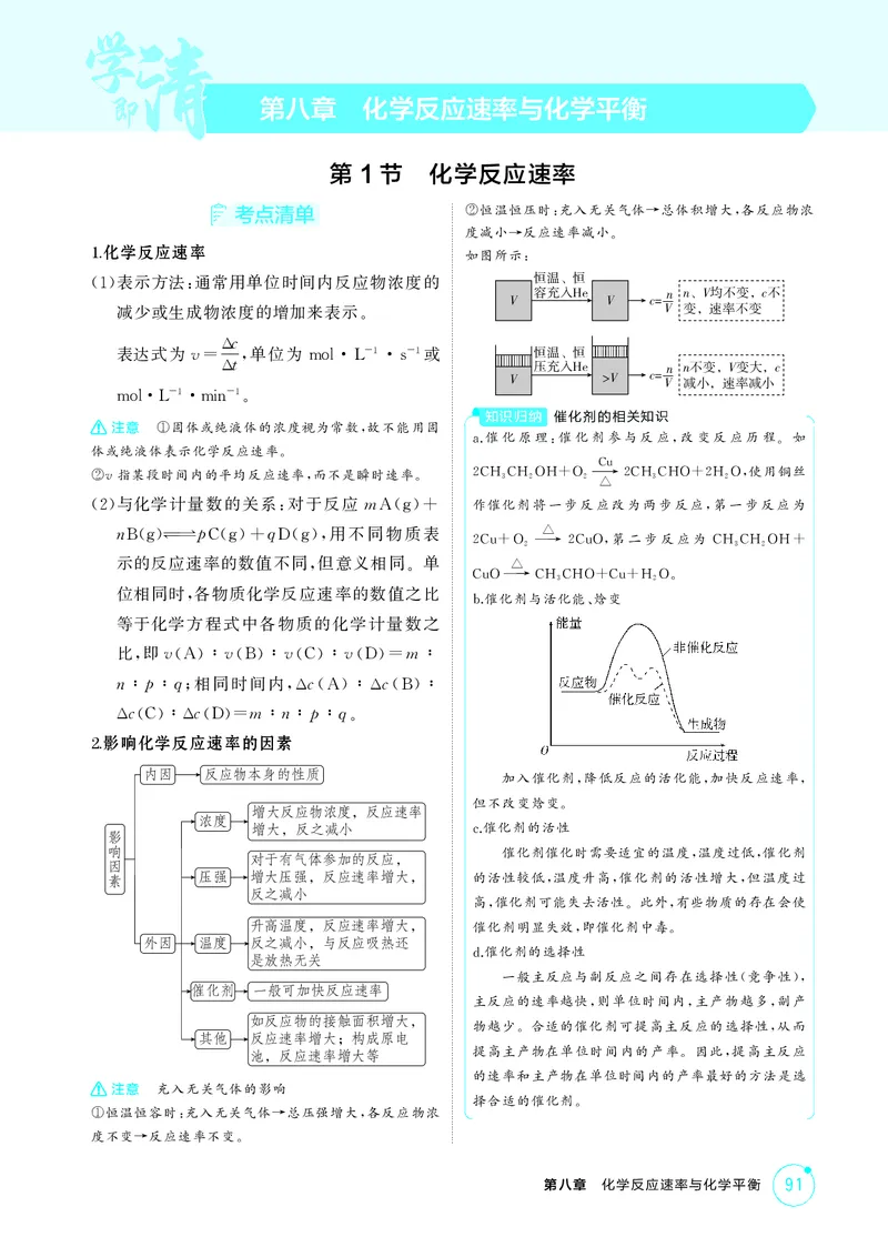 《1_第八章化学反应速率与化学平衡精讲册_2026版教学资源包_202653高考总复习A版_江苏版_2026版.江苏版.选考总复习.化学.5·3A版_二、教师用书PDF_第八章化学反应速率与化学平衡_1_专题资料包》第1页预览