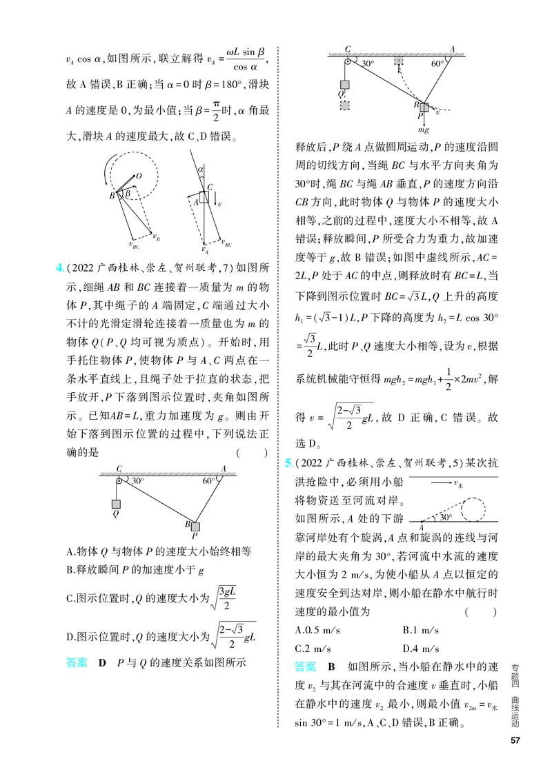 《2_5.PDF教参电子书——分层集训册_2024版教学资源包_2024版.新高考版物理.5·3A版_4_专题四曲线运动_4_PDF教参电子书》第8页预览