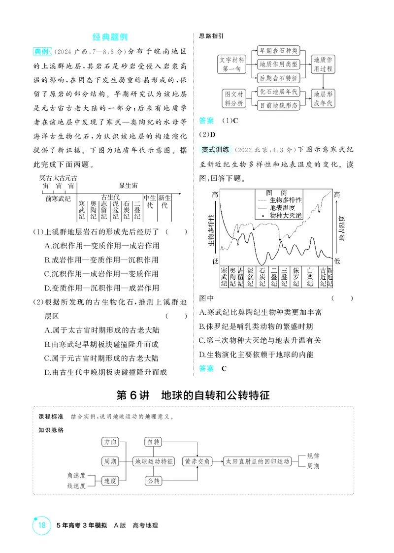 《1_第二章　宇宙中的地球_2026版教学资源包_202653高考总复习A版_湖南版_2026版.湖南版.选考总复习.地理.5·3A版_第二章宇宙中的地球_2_精讲册PDF》第6页预览