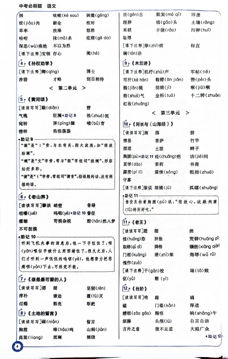 《语文狂K重点_2、2025初中必刷题合集_初中必刷题23+24+25上册_24初中必刷题上册+下册全_可信网络等多个文件_历年必刷题和24上册_2024版_中考总复习必刷题合订本_中考必刷题语文》第9页预览