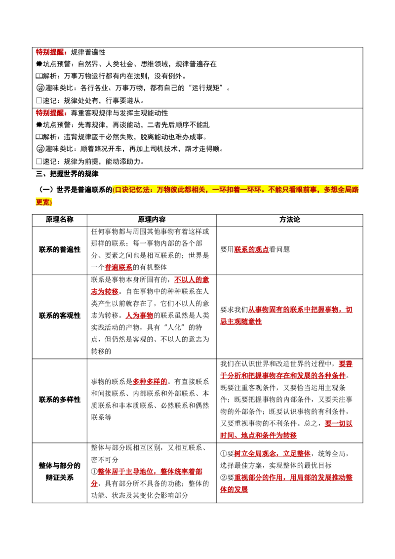 《必修4《哲学与文化》（核心考点）（全国通用）_zheng治_2027年高考政治一轮_2027年高考政治一轮复习知识清单（全国通用）-G56_2027版》第8页预览