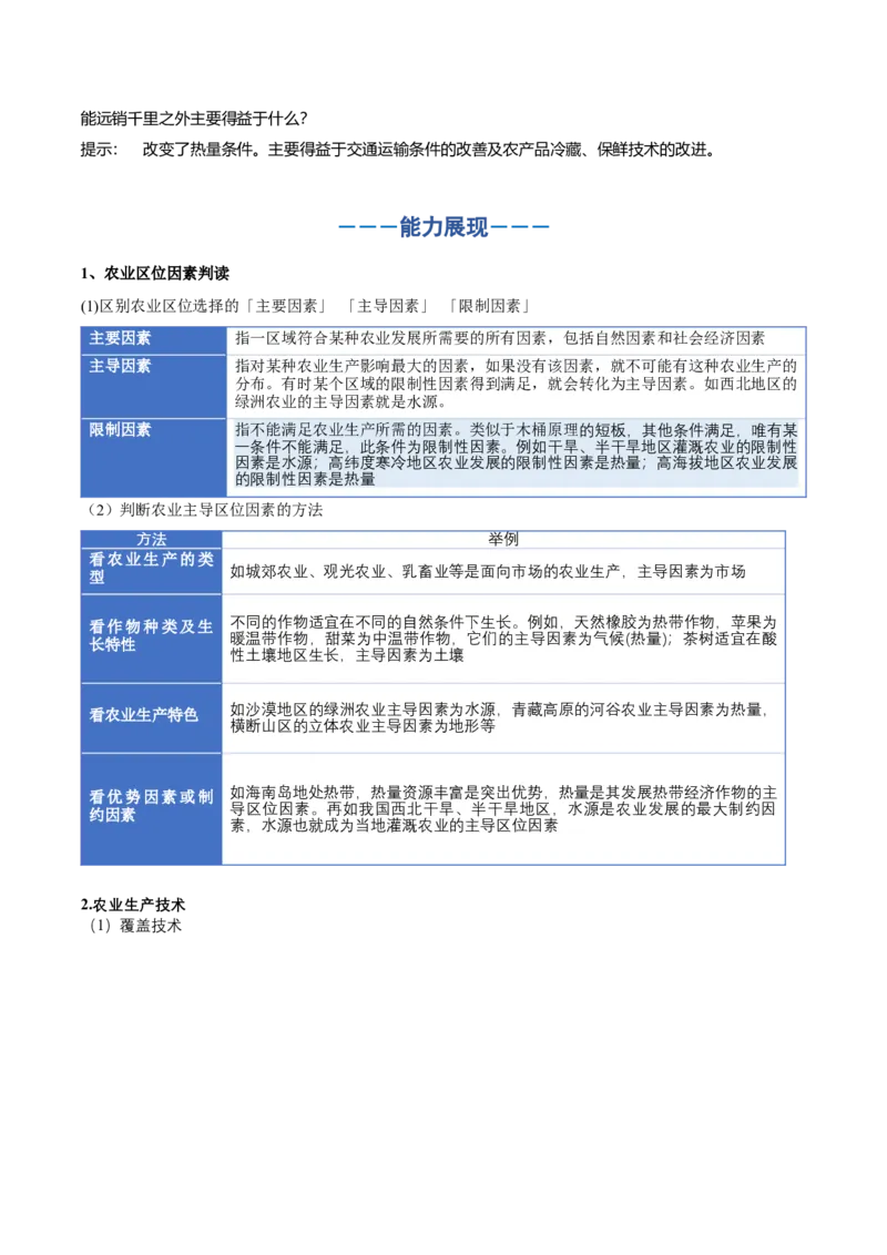 《专题10产业区位（知识清单）（全国通用）（解析版）_地理_2026年_2026年高考地理一轮复习讲义+练习+课件（新教材新高考）-G55_2026版_专题10产业区位因素》第6页预览