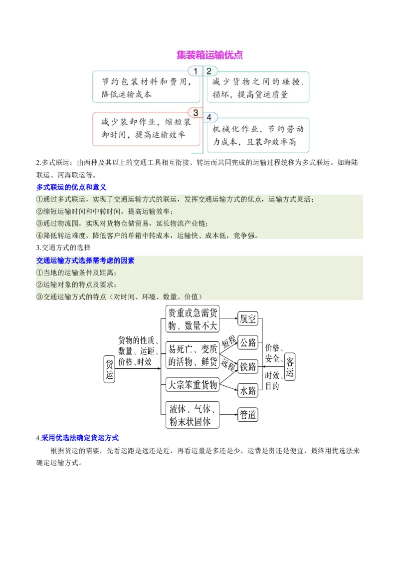 《专题28交通运输与中国新基建（重难专练）（全国通用）（学生版）_地理_2026年-地理高考专项复习_2026年高考地理重难点讲义专练（新高考通用）-G102_2026版》第3页预览