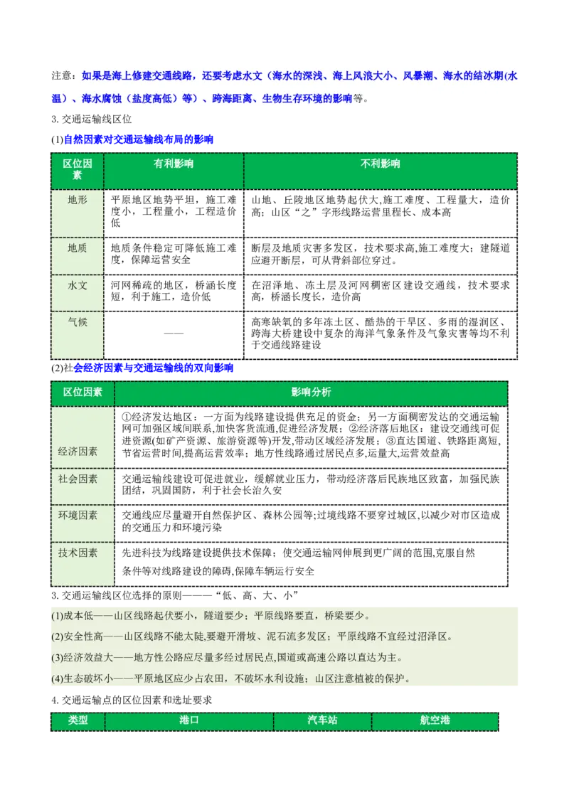 《专题28交通运输与中国新基建（重难专练）（全国通用）（学生版）_地理_2026年-地理高考专项复习_2026年高考地理重难点讲义专练（新高考通用）-G102_2026版》第6页预览
