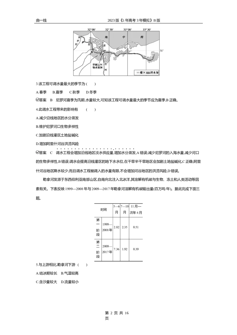 《2_专题十八　世界地理专题测试卷_2023版教学资源包_2023版新高考新教材版选考总复习地理5·3B版_18_专题十八世界地理_4_专题十八专题资料包（WORD版）_1_专题资料包》第2页预览