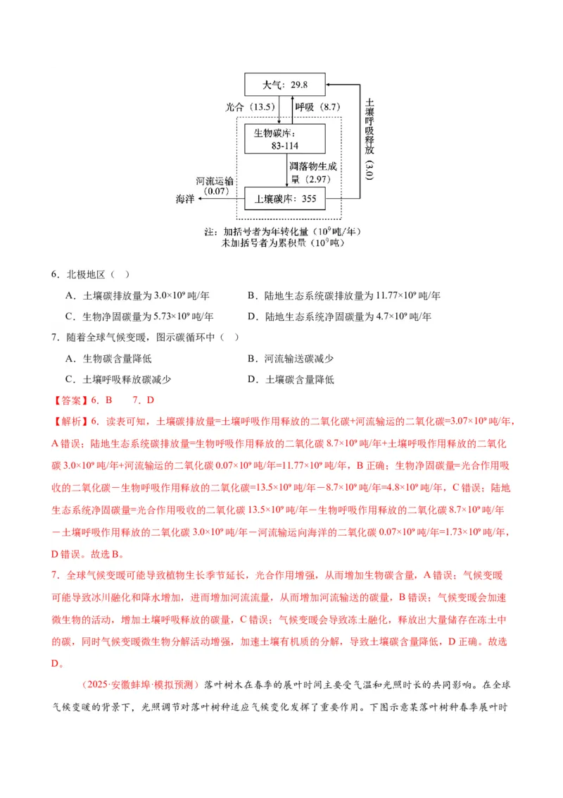 《专题05区域发展与国家安全（教师版）_地理_2026年-地理高考专项复习_2025年高考地理二模试题分类汇编（安徽专用）》第3页预览