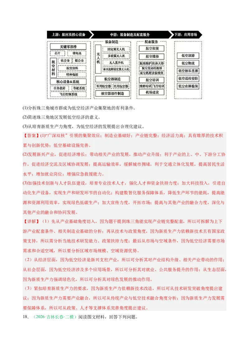 《专题08产业发展（服务业）与交通运输（2大考点）（教师版）(1)_地理_2027年高考地理专项复习_2026年高考地理二模试题分类汇编（黑吉辽蒙专用）-G295_2026版》第8页预览