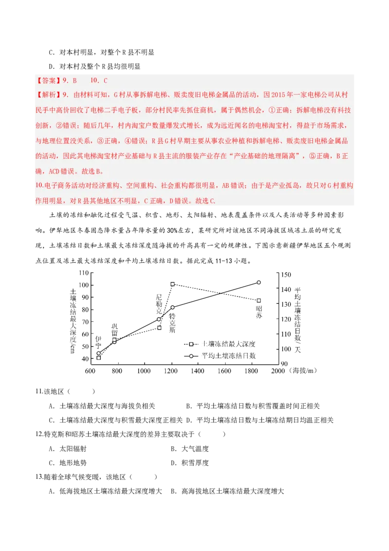 《地理一模突破卷（山东专用）（全解全析）_地理_2026年-地理高考专项复习_2026年高考第一二三次模拟考试地理-G181_高考地理第一次模拟卷23套_2026版_地理一模突破卷（山东专用）》第5页预览