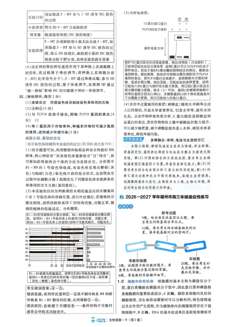 《答案册_652027《天星教育•金考卷特快专递》（第1-3期）（高考）（9科全）_2027《天星教育•金考卷特快专递》（第3期）（高考）（9科全）_360》第9页预览