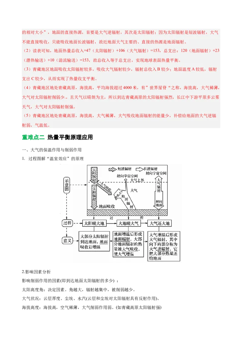 《专题09热量平衡原理（重难专练）（全国通用浙江专用）（教师版）_地理_2026年-地理高考专项复习_2026年高考地理重难点讲义专练（新高考通用）-G102(1)_2026版》第5页预览