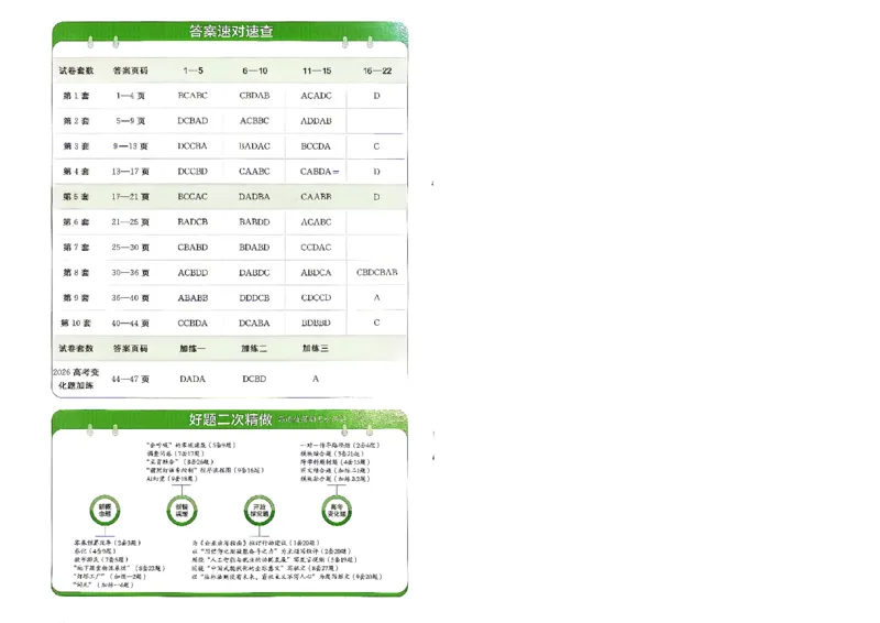 《政治答案A4_652027《天星教育•金考卷特快专递》（第1-3期）（高考）（9科全）_2027《天星教育•金考卷特快专递》（第2期）（高考）（9科全）》第2页预览