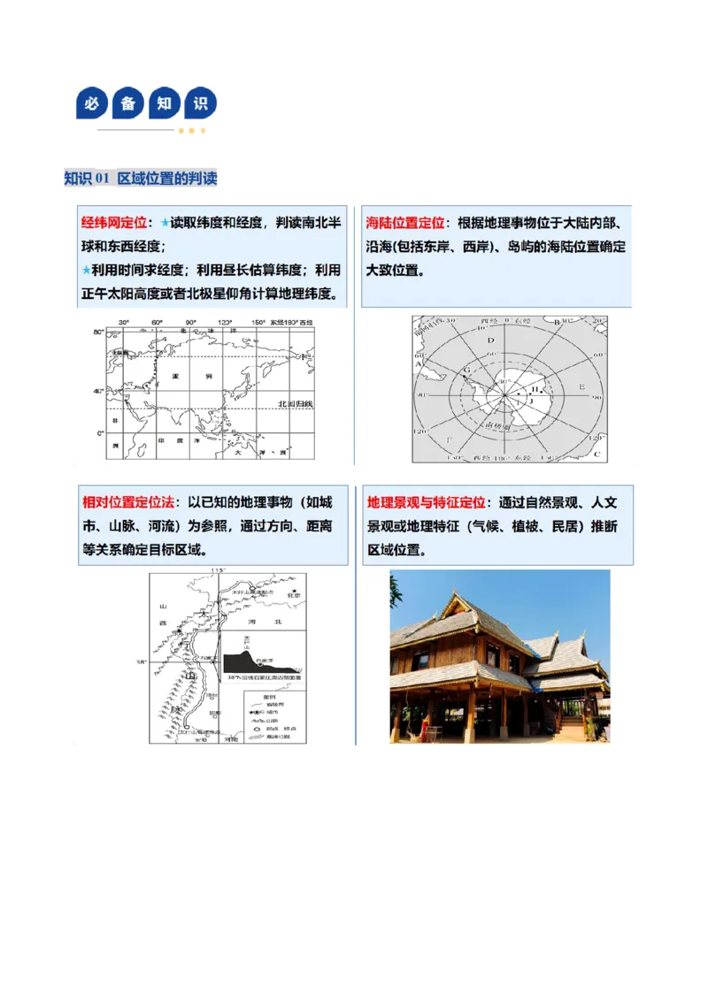 《专题01区域位置与分布特征（复习讲义）（教师版）_地理_2026年-地理高考二轮复习_2026年高考地理二轮复习课件+讲义+练习（新高考通用）-G92_2026版》第5页预览