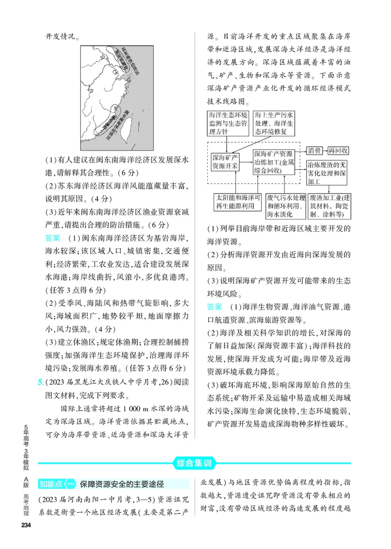 《2_5.PDF教参电子书——分层集训册_2024版教学资源包_2024版.新高考版地理.5·3A版_18_专题十六资源与国家安全_4_PDF教参电子书》第6页预览