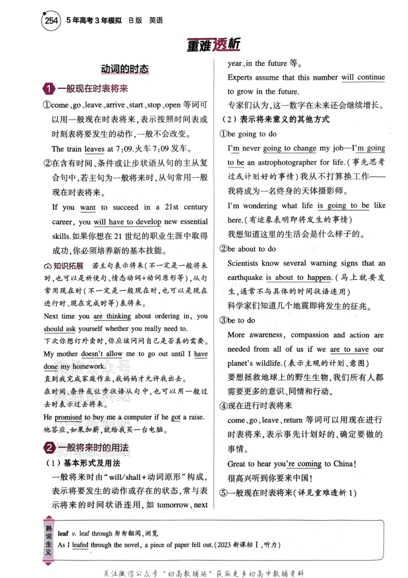 《2025B版5年高考3年模拟高考英语语法册_2025B版53高考总复习学生用书》第6页预览