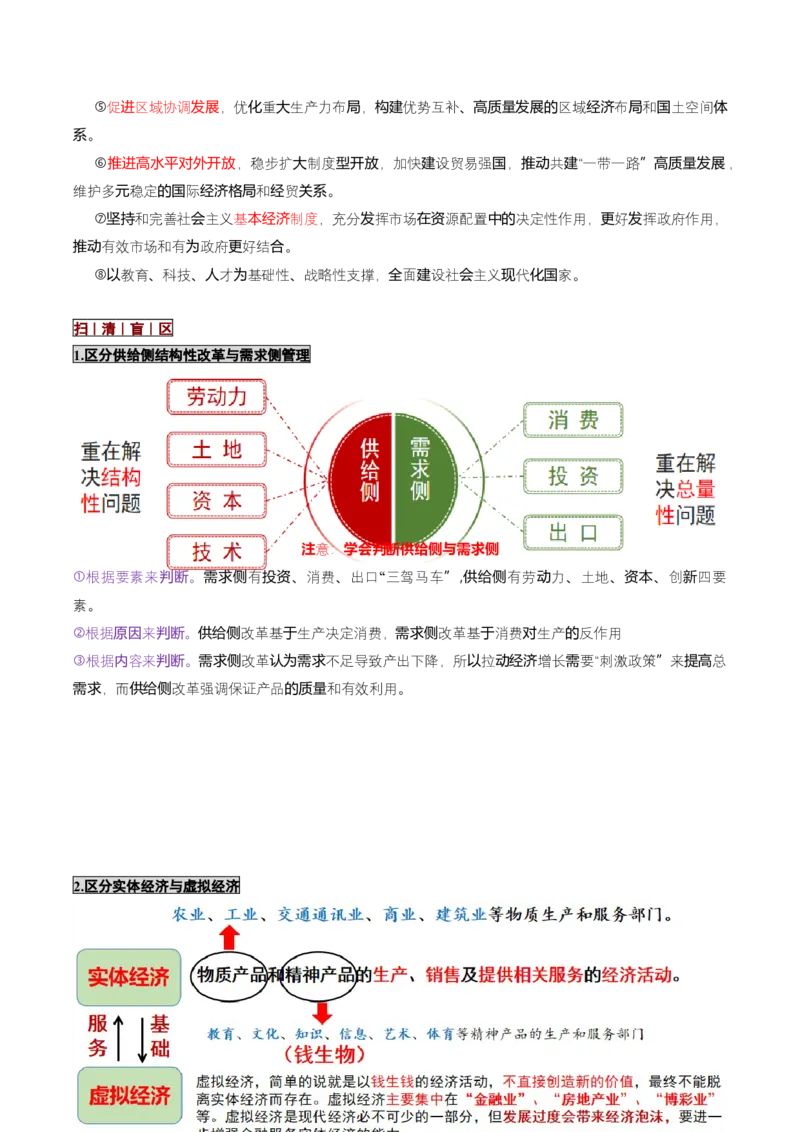 《大单元二经济发展——贯彻新发展理念构建新发展格局（培优讲义）（全国通用）（教师版）_zheng治_2026年-政治高考二轮复习_2026年高考政治二轮复习高效培优讲义（全国通用）-G447_2026版》第6页预览