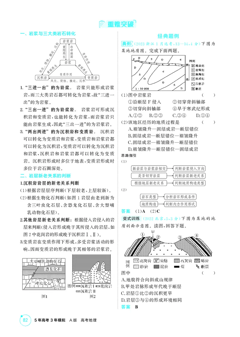 《1_第五章地表形态的塑造_2026版教学资源包_202653高考总复习A版_江苏版_2026版.江苏版.选考总复习.地理.5·3A版_图书电子资源_第五章地表形态的塑造_2_精讲册PDF》第2页预览