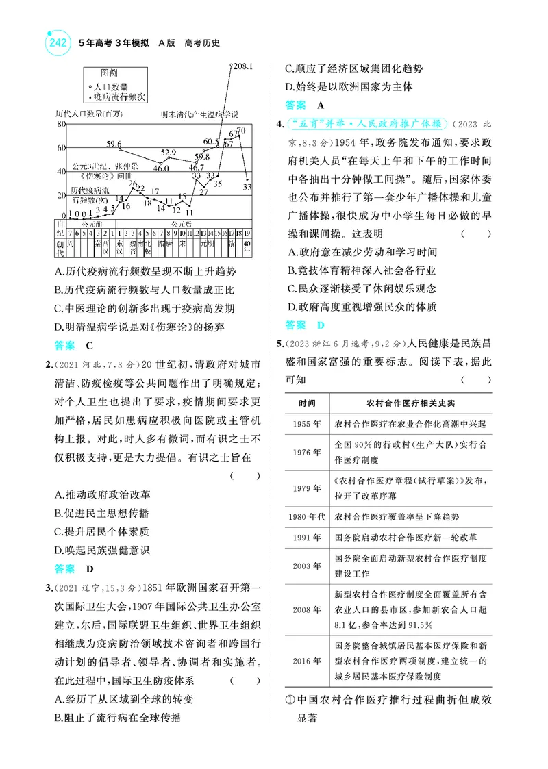 《2_6.2025版53A版新高考版练习册教师用书PDF_2025版教学资源包_（总复习系列）2025版《5年高考3年模拟》新高考版A版（⭐全科）_2025版.新高考版.选考总复习.历史.5·3A版_4_PDF教参电子书_313》第3页预览
