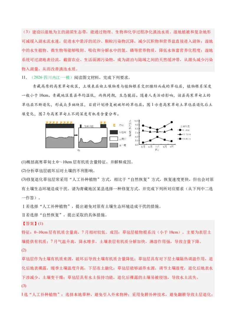《专题08区域发展战略和国家安全（4大考点）（教师版）(1)_地理_2027年高考地理专项复习_2026年高考地理一模试题分类汇编（四川专用）-G175_2026版》第9页预览