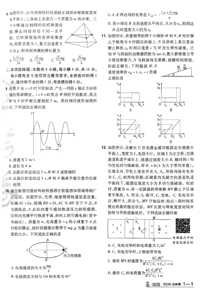 《2027金考卷特快专递第一期物理_652027《天星教育•金考卷特快专递》（第1-3期）（高考）（9科全）_2027《天星教育•金考卷特快专递》（第1期）（高考）（9科全）》第6页预览