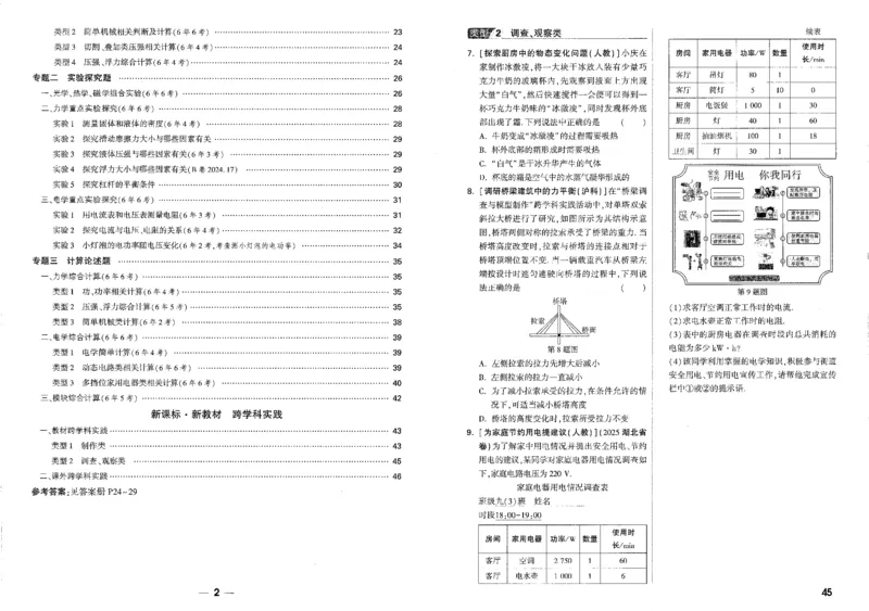 《题型分层突破B4_2026版《万维中考试题研究》多省合集_2026版《万唯中考-试题研究》重庆语数英物化道历_2026万唯中考试题研究重庆物理》第4页预览