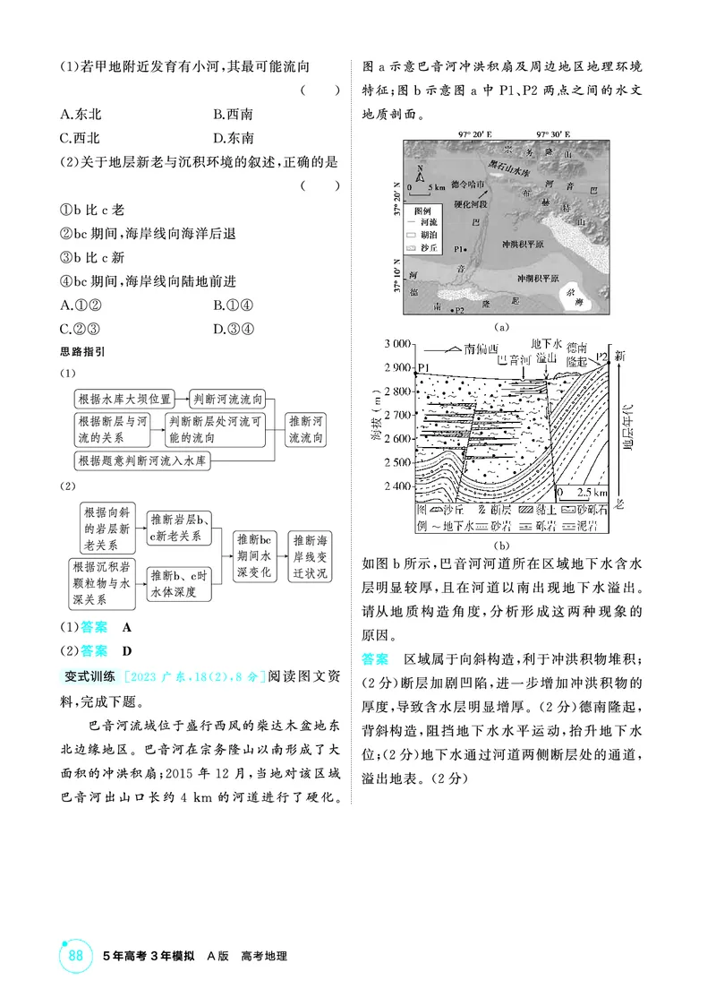 《1_第五章　地表形态的塑造_2026版教学资源包_202653高考总复习A版_山东版_2026版.山东版.选考总复习.地理.5·3A版_第五章地表形态的塑造_2_精讲册PDF》第6页预览