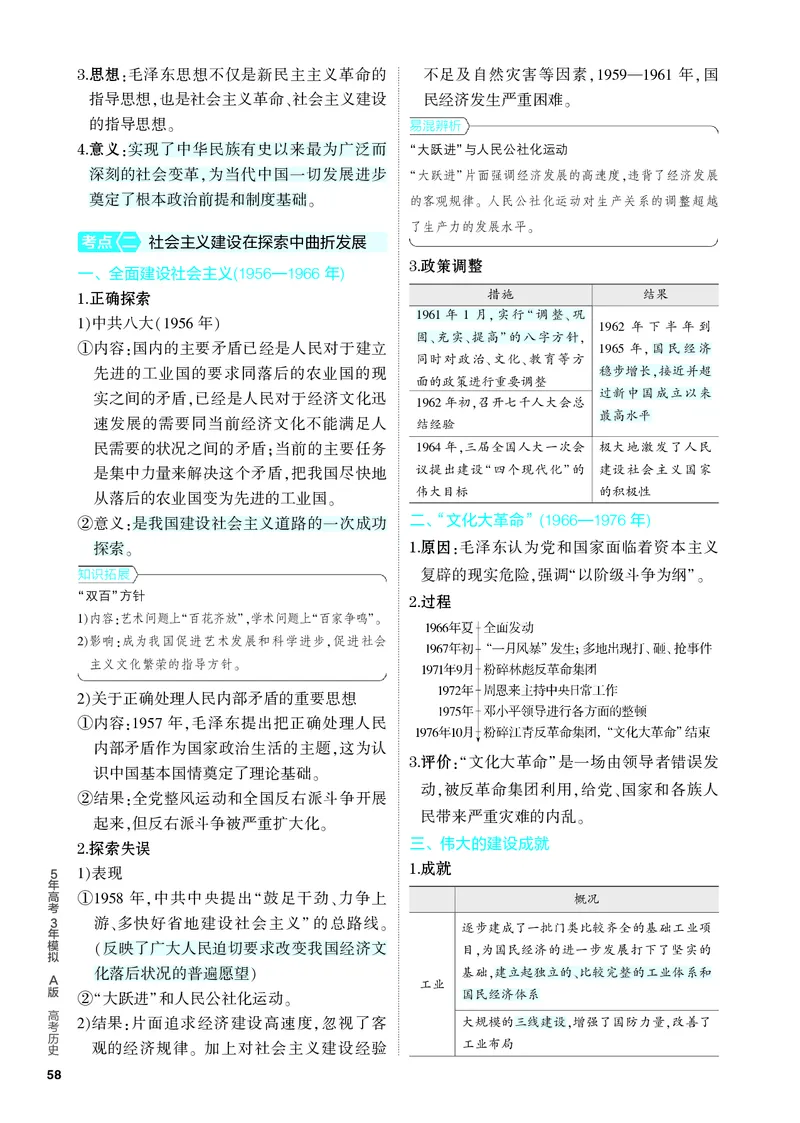 《2_知识讲解-07-第七单元　从中华人民共和国成立到中国特色社会主义进入新时代_2024版教学资源包_2024版.新高考版历史.5·3A版_4_PDF教参电子书》第4页预览