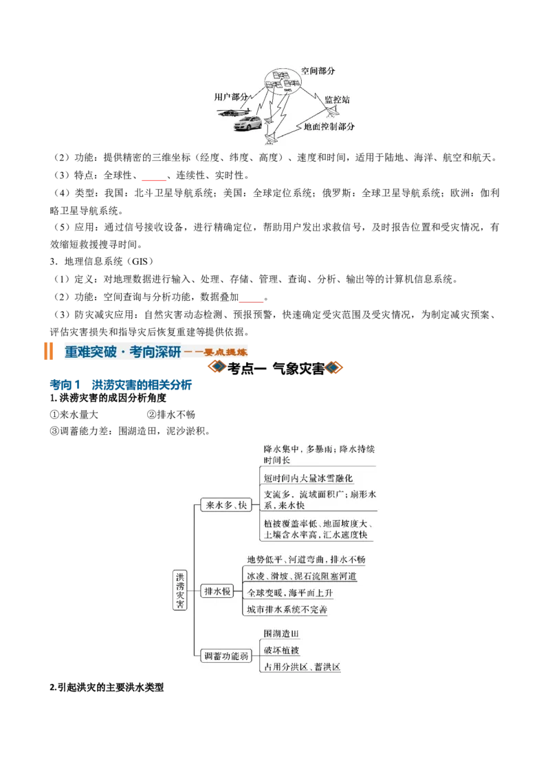 《专题12自然灾害与地理信息技术（知识清单）（全国通用）（学生版）_地理_2027年高考地理一轮_2027年高考地理一轮复习知识清单（全国通用）-G56_2027版》第10页预览