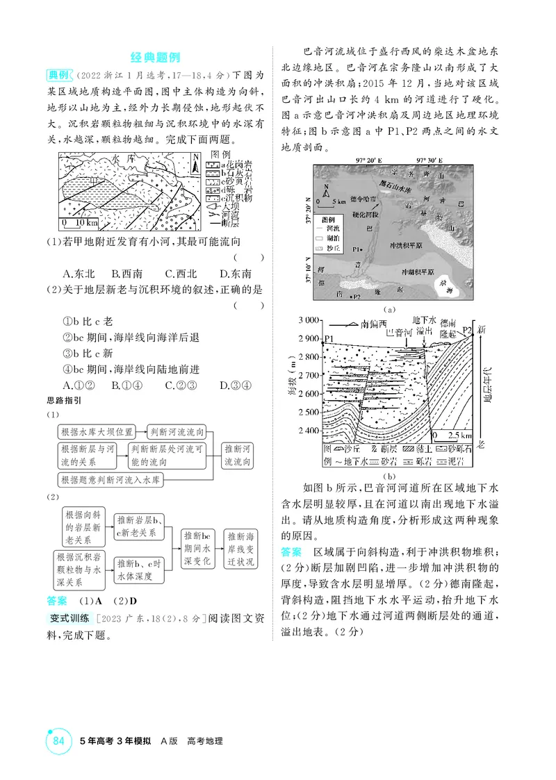 《1_第五章　地表形态的塑造_2026版教学资源包_202653高考总复习A版_湖南版_2026版.湖南版.选考总复习.地理.5·3A版_第五章地表形态的塑造_2_精讲册PDF》第6页预览