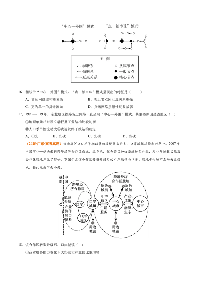 《专题13区域发展（全国通用）（学生版）_地理_2026年-地理高考专项复习_三年（2023-2025）高考地理真题分类汇编（全国通用）-C430》第6页预览