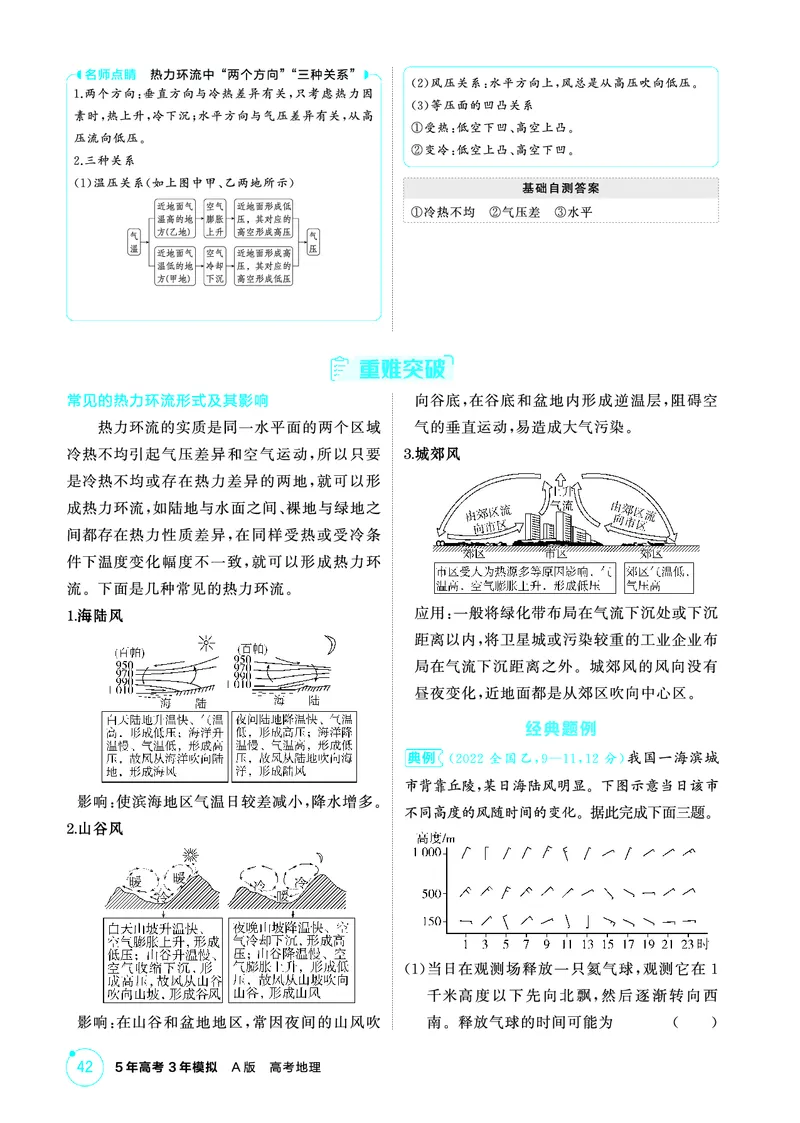 《1_第三章　地球上的大气_2026版教学资源包_202653高考总复习A版_山东版_2026版.山东版.选考总复习.地理.5·3A版_第三章地球上的大气_2_精讲册PDF》第6页预览