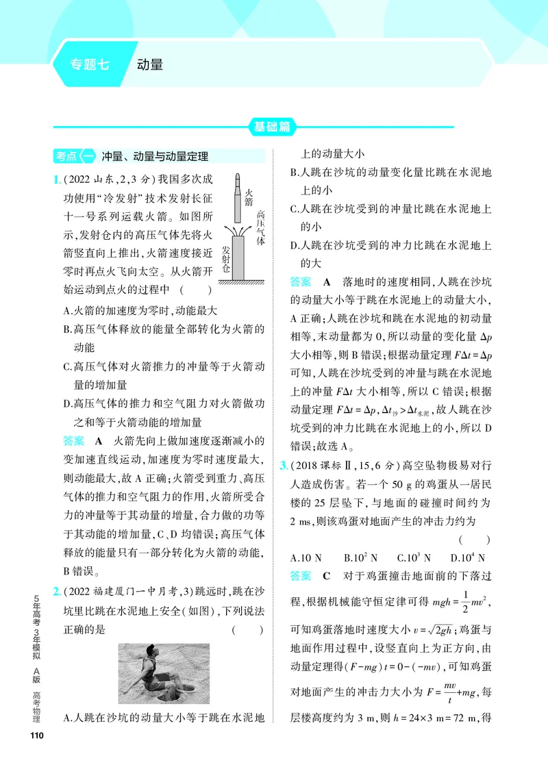 《2_5.PDF教参电子书——分层集训册_2024版教学资源包_2024版.新高考版物理.5·3A版_7_专题七动量_4_PDF教参电子书》第1页预览